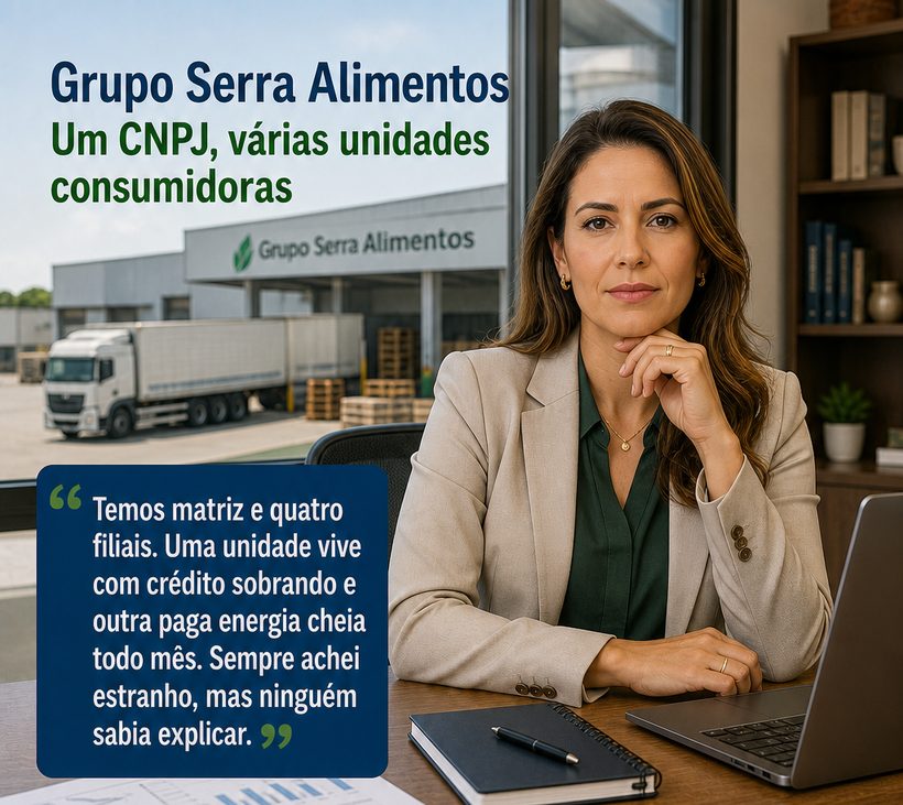 Matriz e filiais Multi-UC